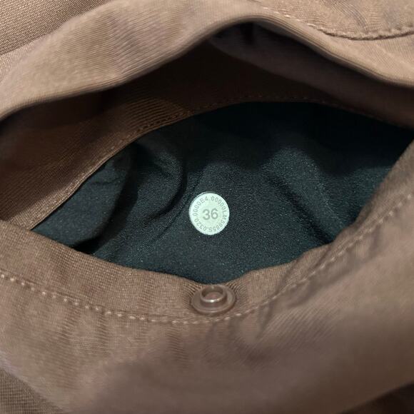 Lululemon Commission Dress Pant, Brown, Men’s 36, Hemmed 26.5” Inseam - Picture 4 of 7